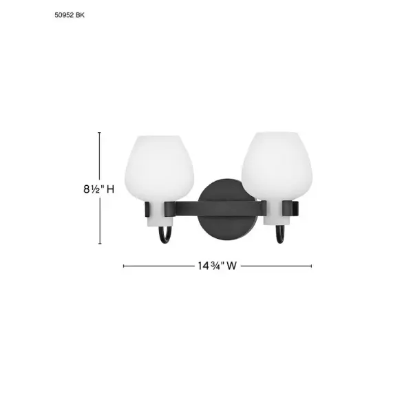 Crafted from timeless etched opal glass, Sylvie’s tulip-shaped shades provide softly diffused illumination and a touch of transitional charm. Minimalist open cuffs and simple back plates ground each fixture with a versatile Black or Heritage Brass finish. - alternate view