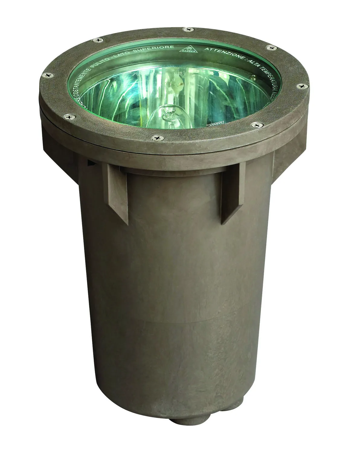 LED Well Light in Bronze