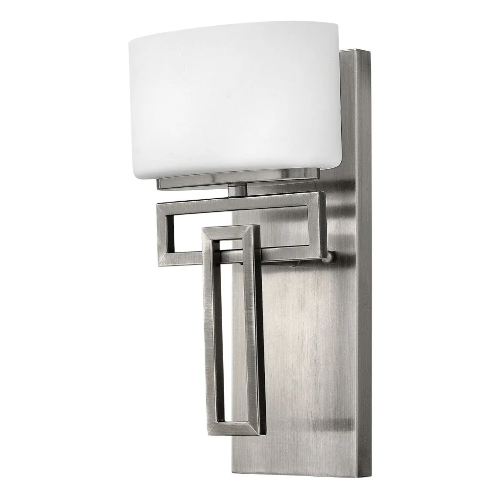 Lanza One Light Vanity in Antique Nickel