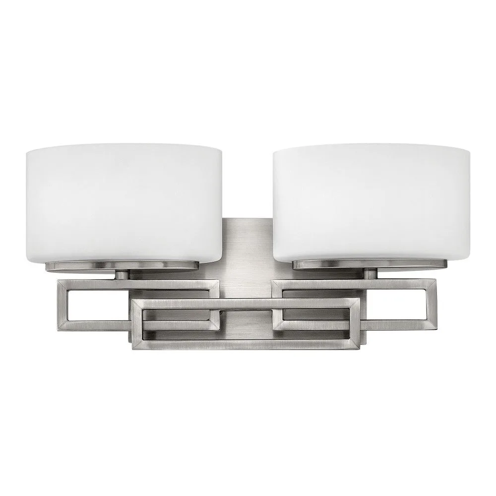 Lanza Two Light Vanity in Antique Nickel