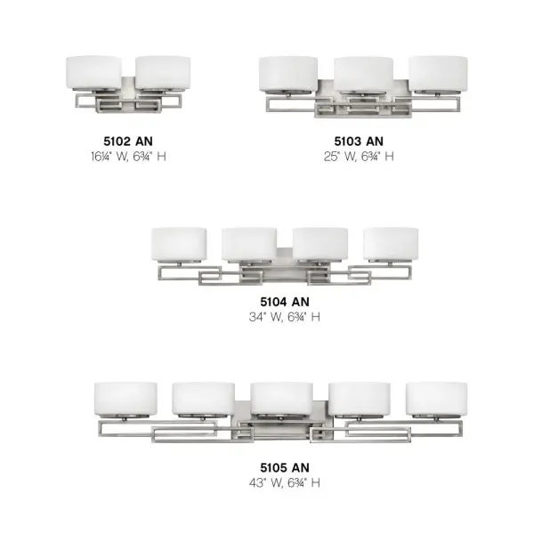 Medium Three Light Vanity - Image 4