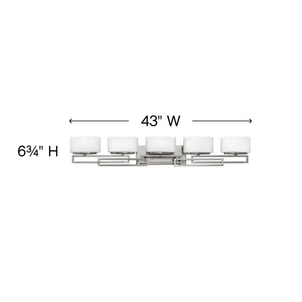 Extra Large Five Light Vanity - Image 3