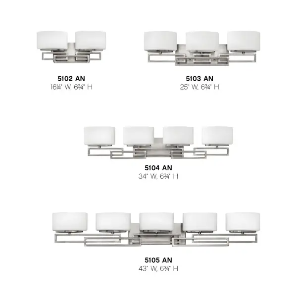 Extra Large Five Light Vanity - Image 4