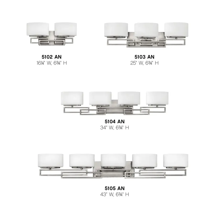 Extra Large Five Light Vanity - Image 4
