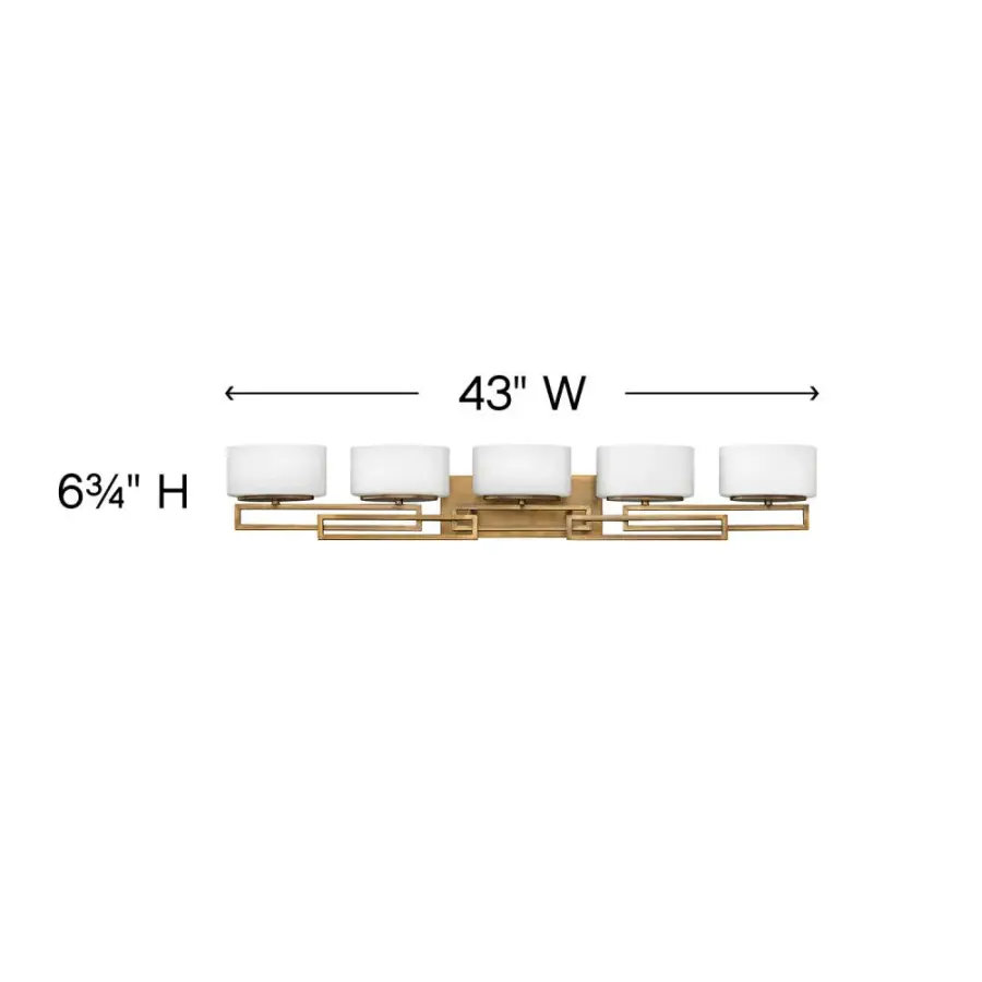 Extra Large Five Light Vanity - Image 2