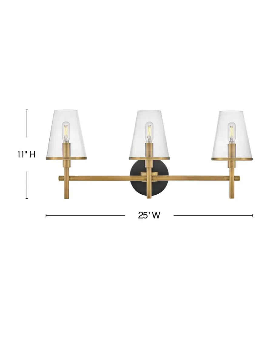 Medium Three Light Vanity - Image 2
