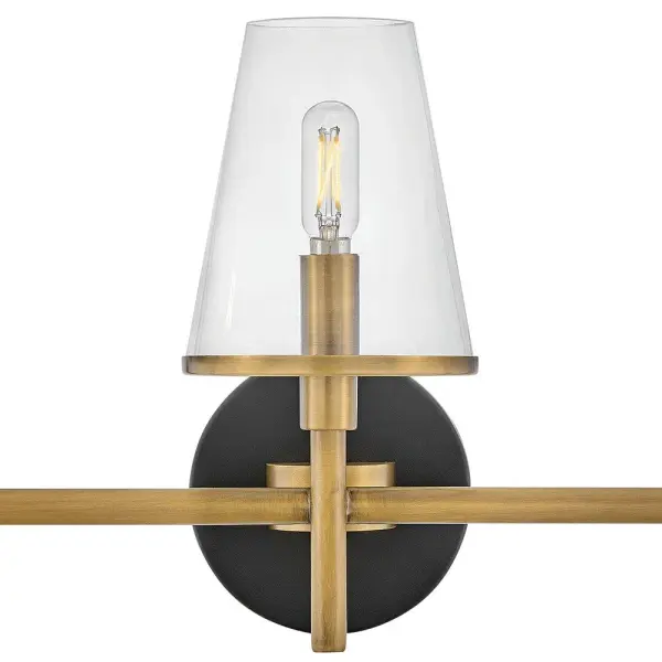 Marten 3-Light LED Vanity in Heritage Brass - Image 8