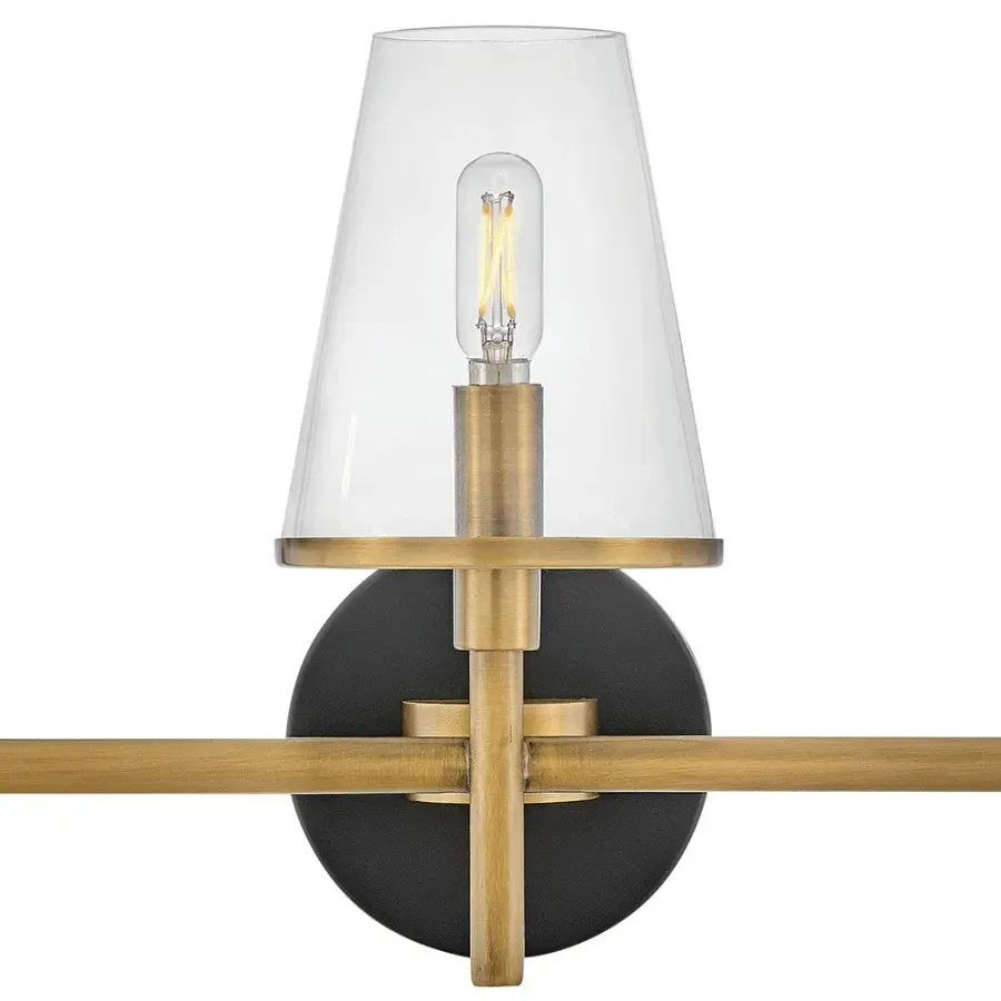 Marten 3-Light LED Vanity in Heritage Brass - Image 8