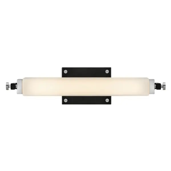 Rollins LED Vanity Light in Black with Chrome - Image 4