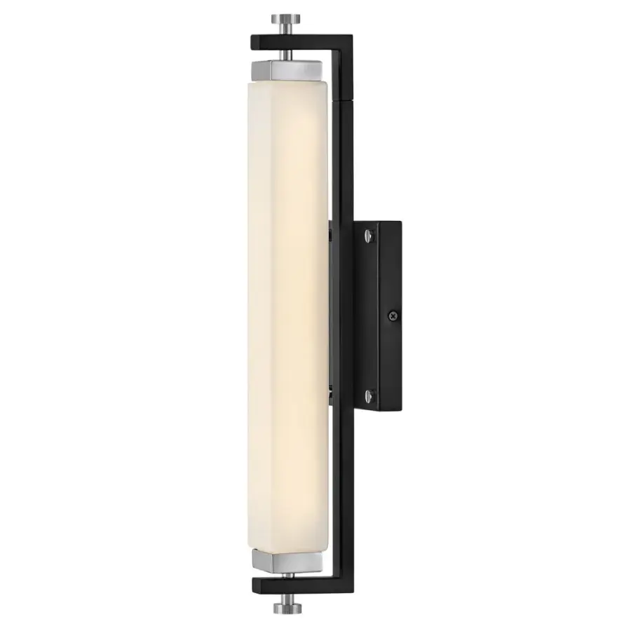 Rollins LED Vanity Light in Black with Chrome - Image 5