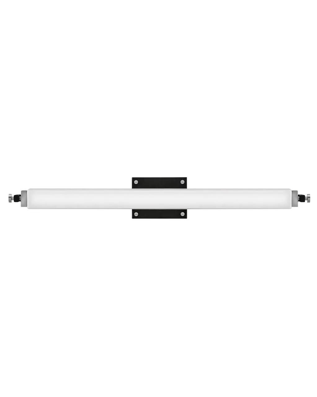 Rollins LED Vanity Light in Black with Chrome