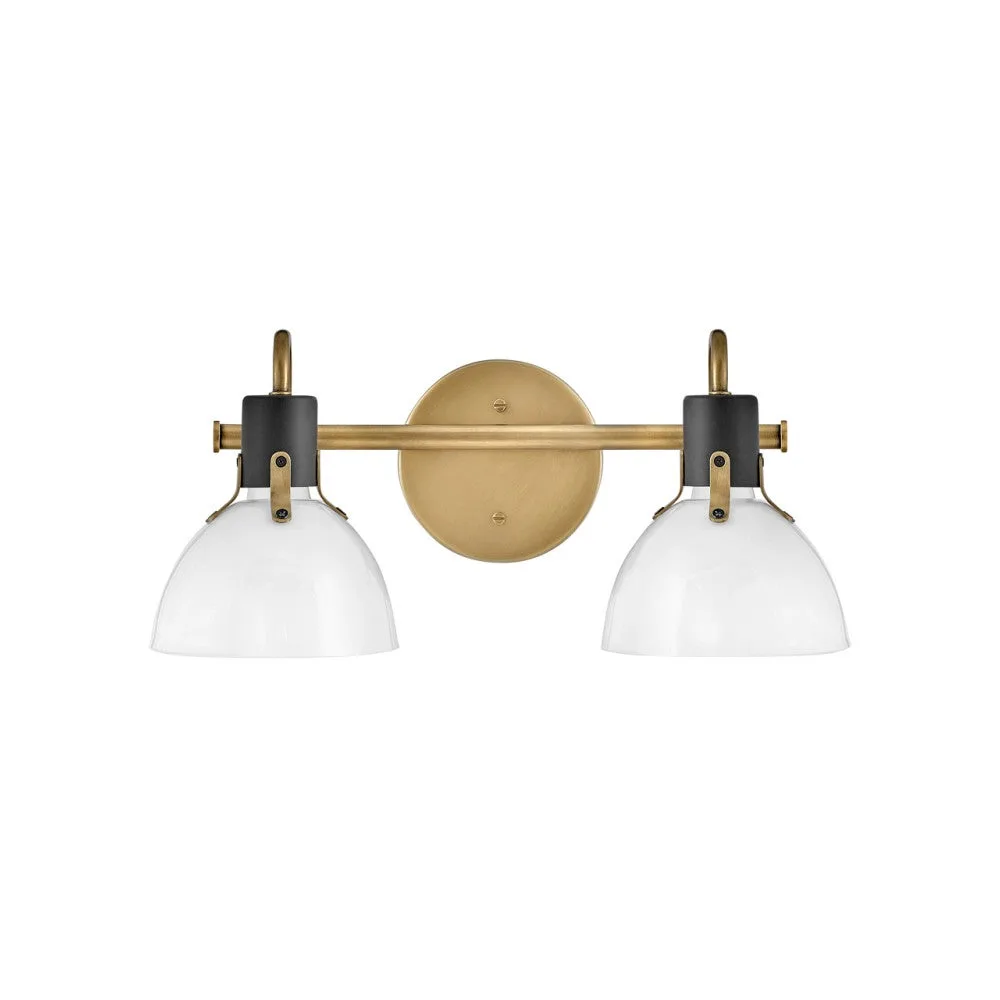 Argo LED Vanity Light in Heritage Brass
