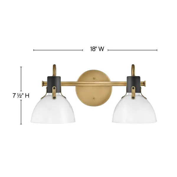 Argo exudes class and style with a vintage industrial flair and a sleek silhouette. This transitional design features suspended cased opal glass complemented by a Heritage Brass with Black finish. - alternate view