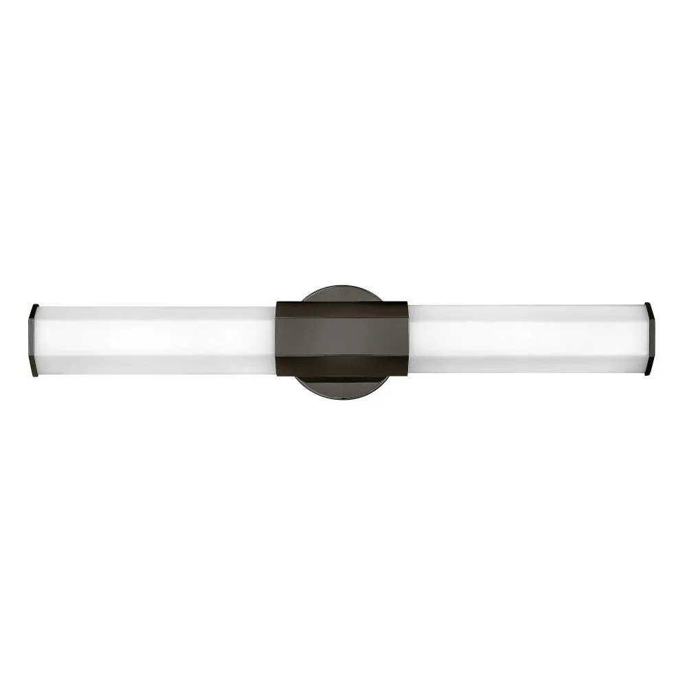 Facet LED Vanity Light in Black Oxide