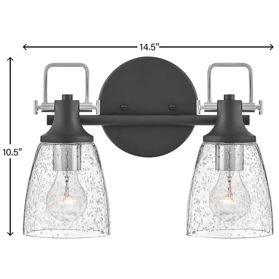 Small Two Light Vanity - Image 8
