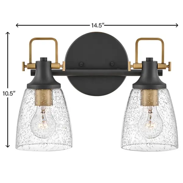 Small Two Light Vanity - Image 10