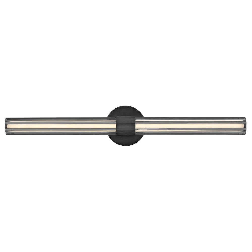 Georgette LED Vanity Light in Black