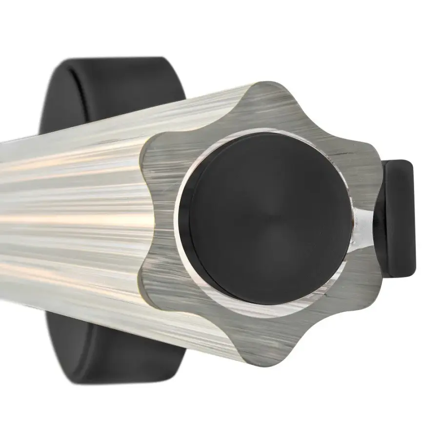 Georgette LED Vanity Light in Black - Image 4