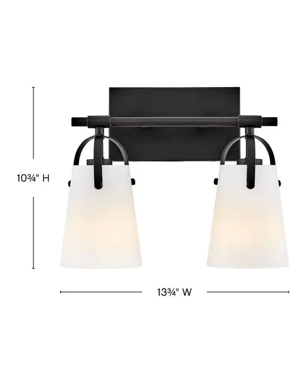 Small Two Light Vanity - Image 9