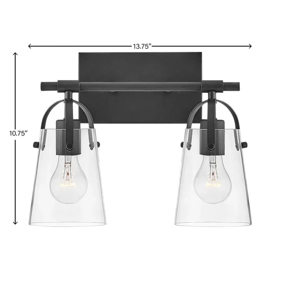 Small Two Light Vanity - Image 2
