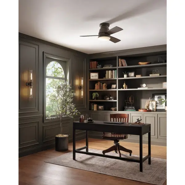 Vaughn 2-Light LED Vanity in Black Oxide - Image 11