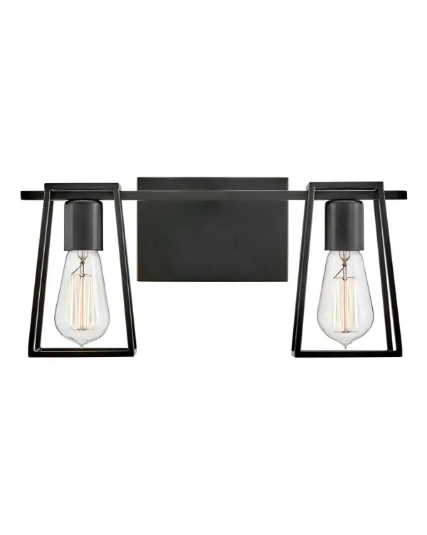 Filmore's open cage silhouette is a perfect showcase for vintage filament bulbs while offering a glimpse of its workhorse mentality. An industrial-inspired backplate and fitter ensure that effortless style reigns supreme. Filmore is sure to add no-nonsense function and a transitional spirit to any space and is available in a variety of finishes. - alternate view