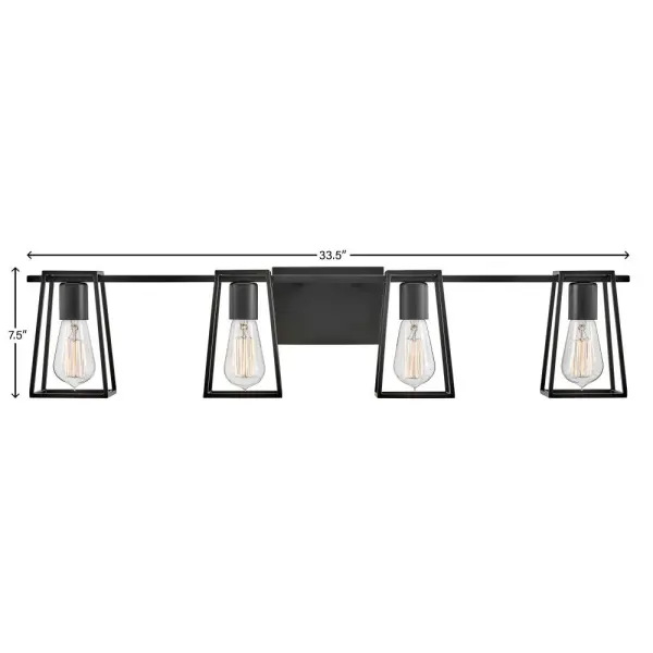 Large Four Light Vanity - Image 8