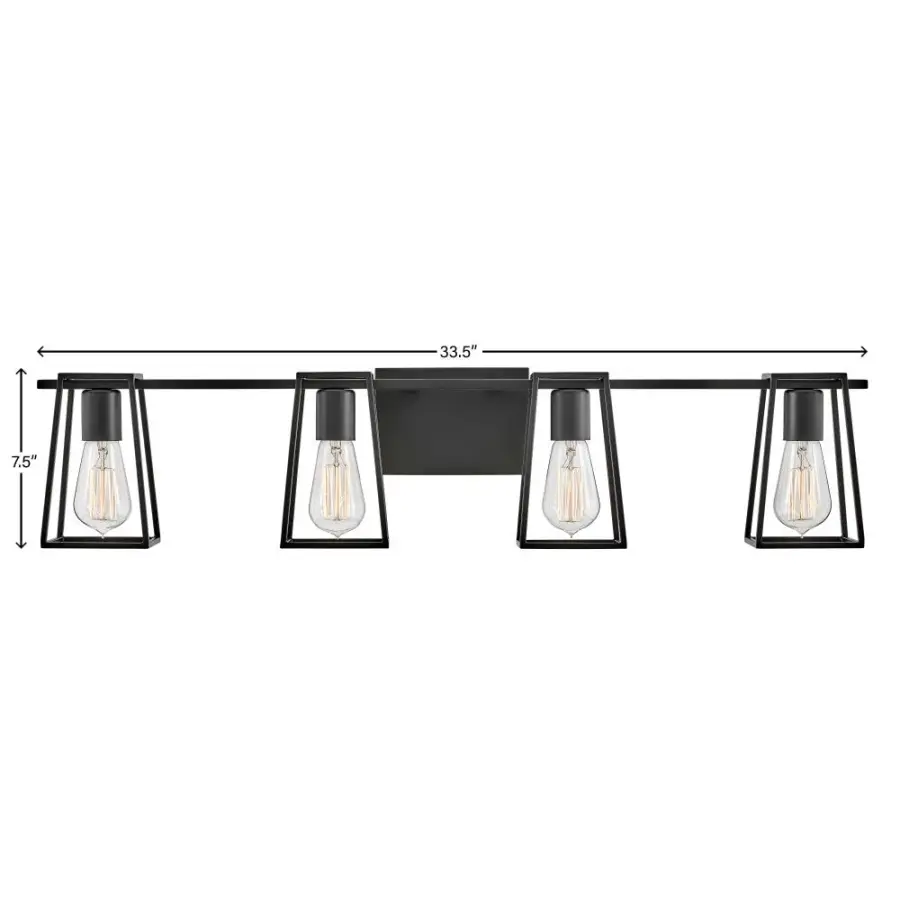 Large Four Light Vanity - Image 8