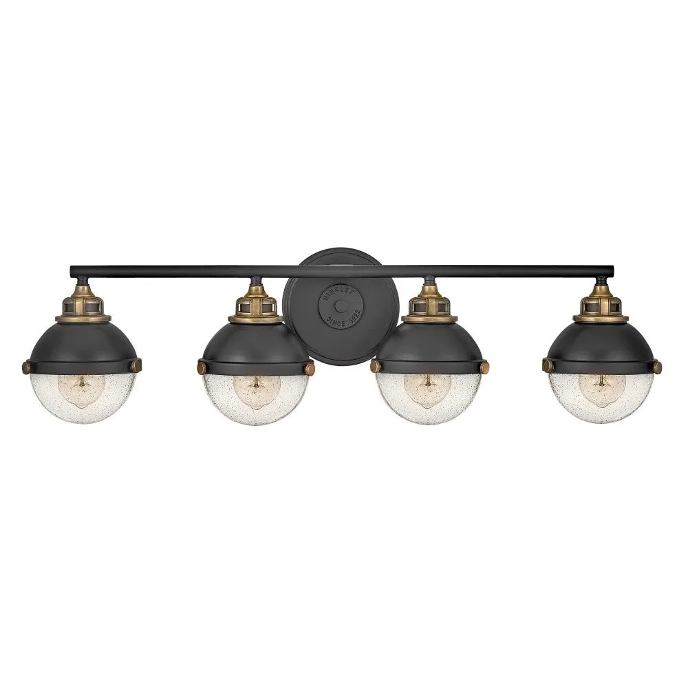 Fletcher LED Vanity Light in Black