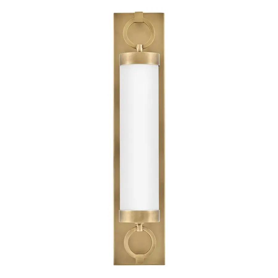 Baylor LED Vanity Light in Heritage Brass - Image 1