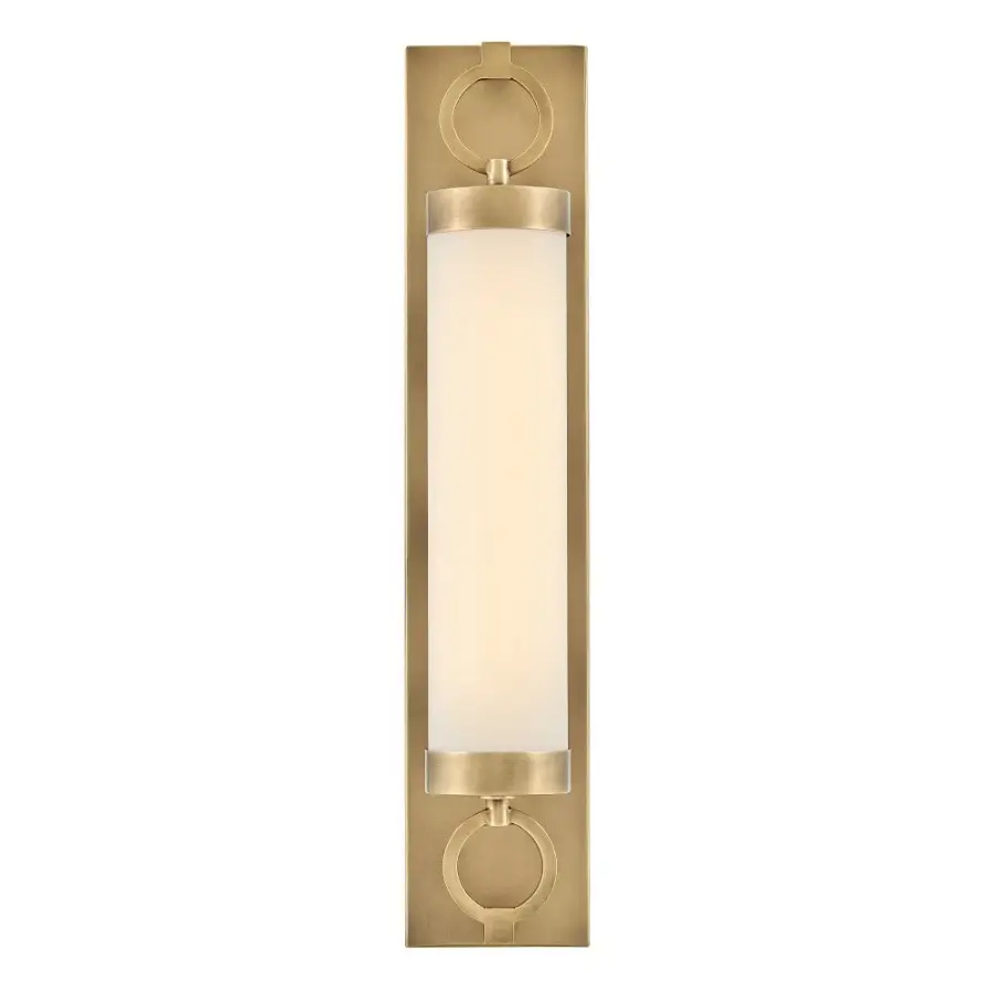 Baylor LED Vanity Light in Heritage Brass - Image 3