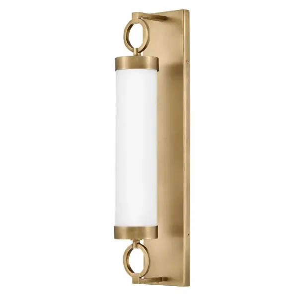 Baylor LED Vanity Light in Heritage Brass - Image 4