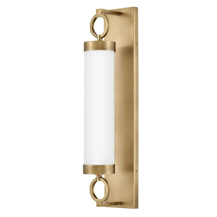 Baylor LED Vanity Light in Heritage Brass - Image 4