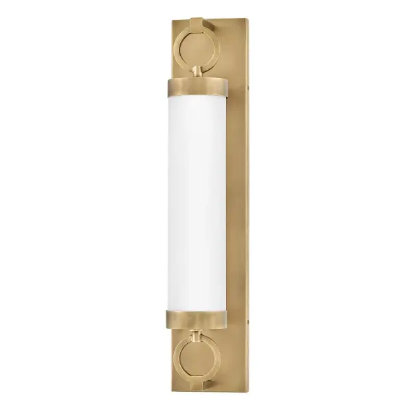 Baylor LED Vanity Light in Heritage Brass - Image 5
