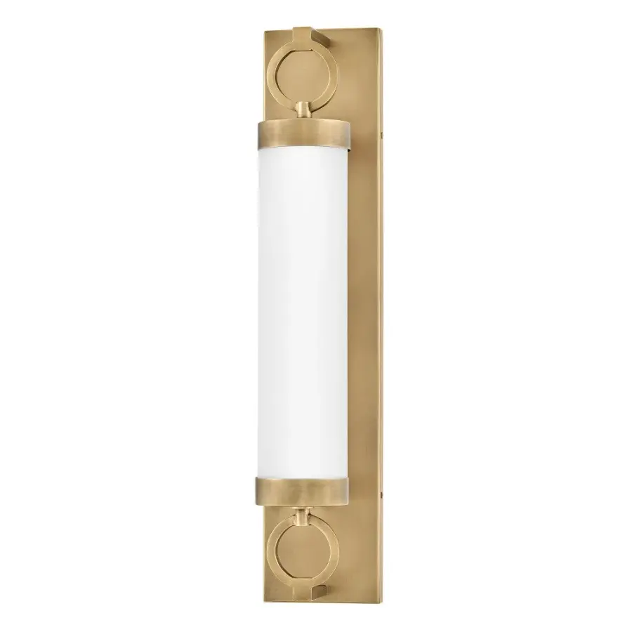 Baylor LED Vanity Light in Heritage Brass - Image 5
