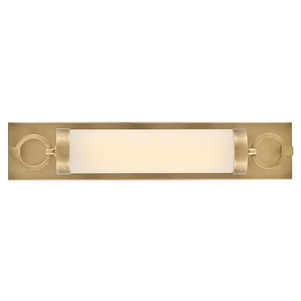Baylor LED Vanity Light in Heritage Brass - Image 9