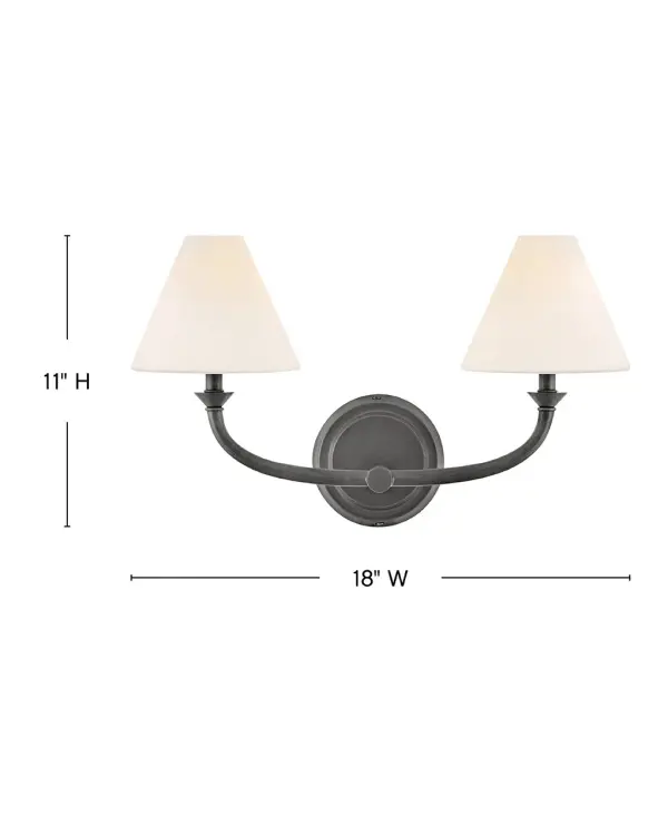Small Two Light Vanity - Image 8