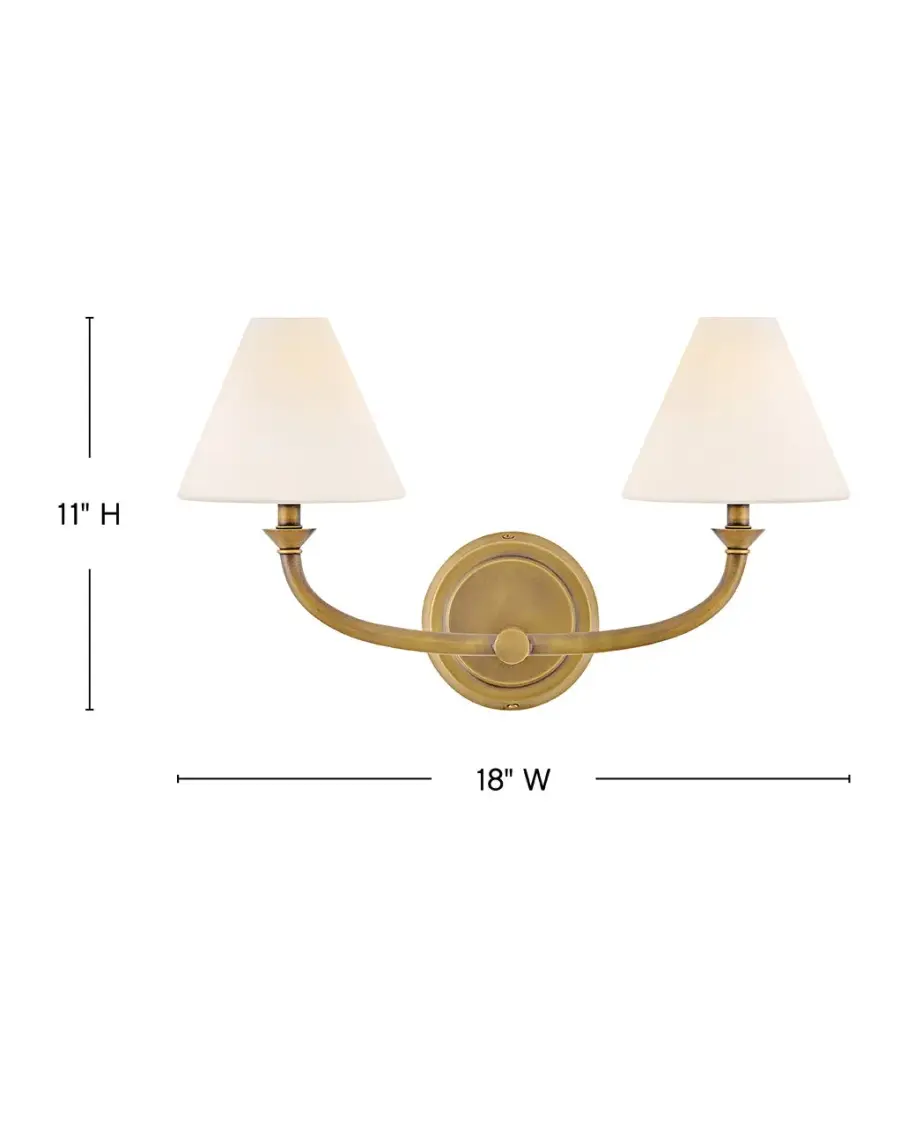 Small Two Light Vanity - Image 8