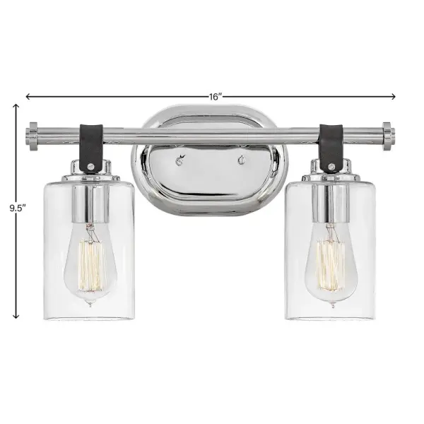 Small Two Light Vanity - Image 8