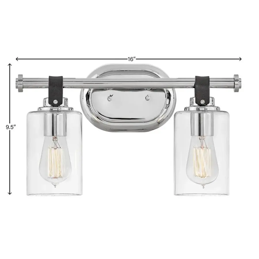 Small Two Light Vanity - Image 8