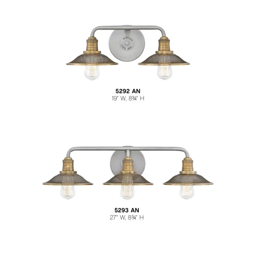 Small Two Light Vanity - Image 4