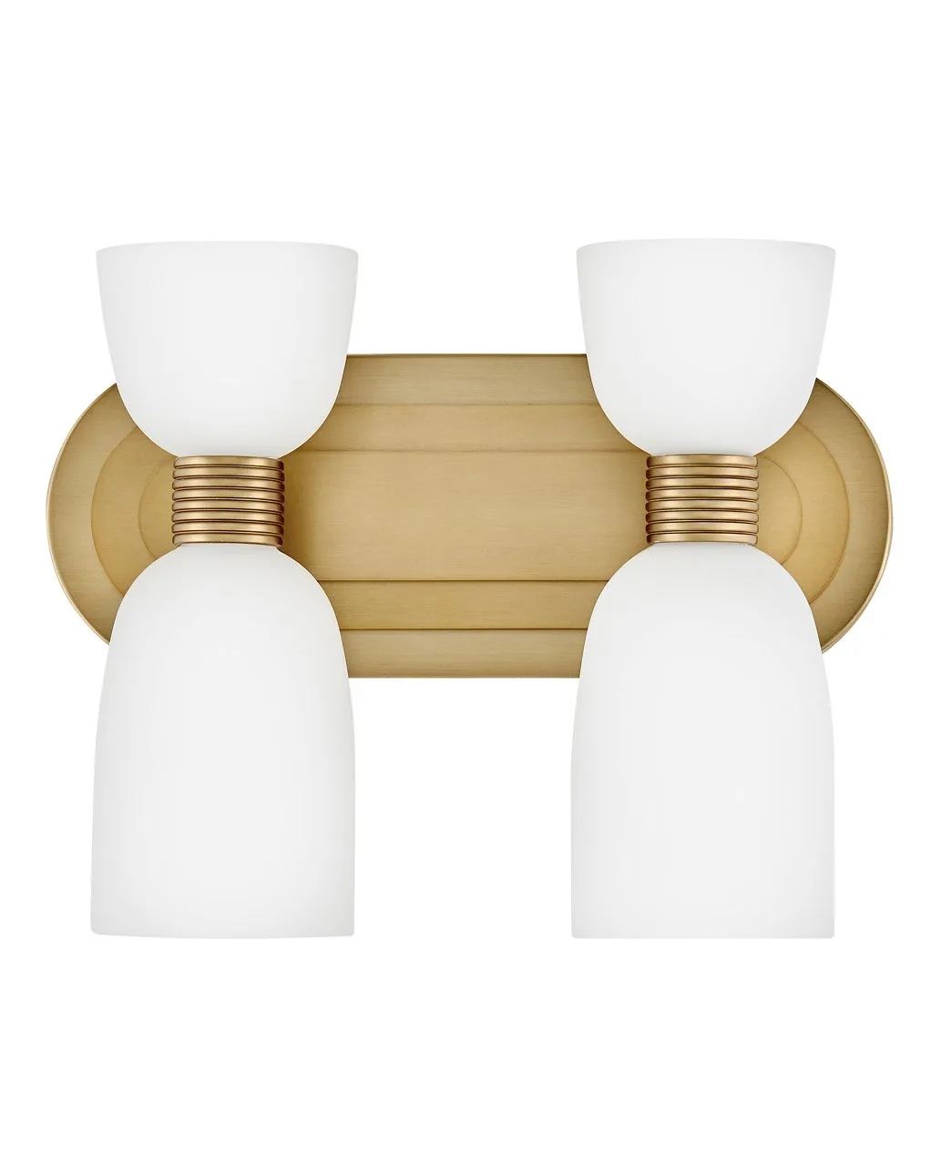 Tallulah 4-Light LED Vanity in Lacquered Brass