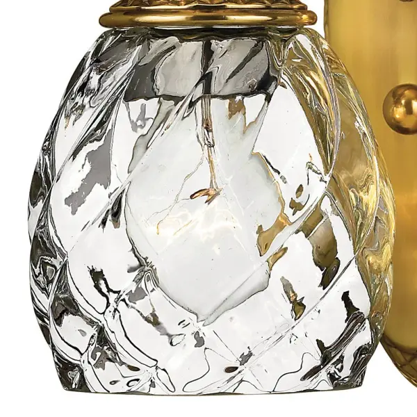 Plantation LED Vanity Light in Burnished Brass - Image 4