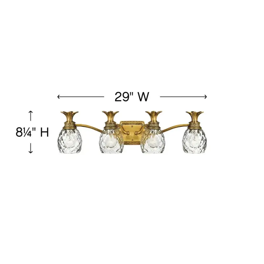Large Four Light Vanity - Image 2