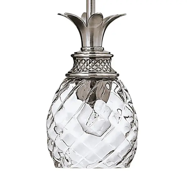 Plantation LED Mini Pendant in Polished Antique Nickel - Image 3