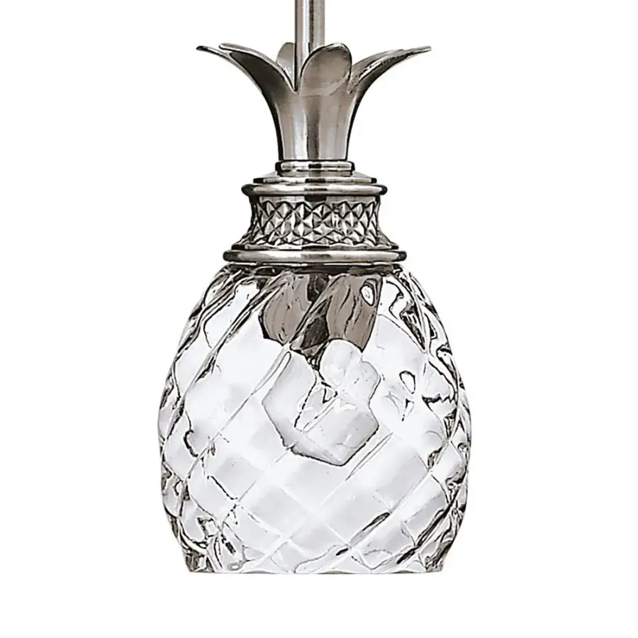 Plantation LED Mini Pendant in Polished Antique Nickel - Image 3
