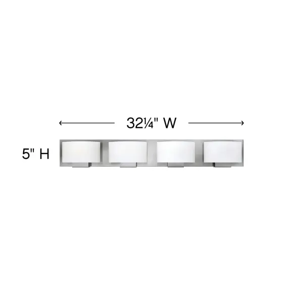 Large Four Light Vanity - Image 3