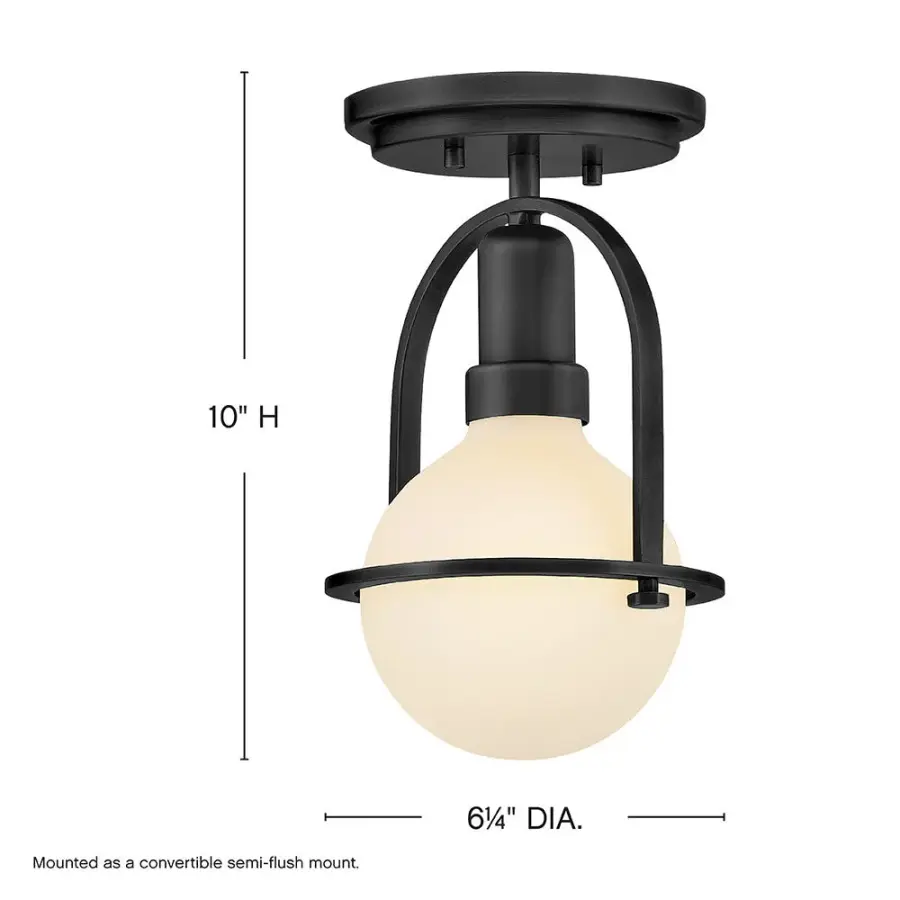 Extra Small Convertible Semi-Flush Mount - Image 2