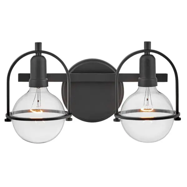 Somerset LED Vanity Light in Black - Image 12