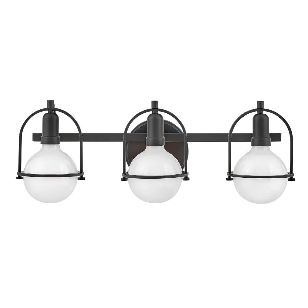 Somerset 3-Light LED Vanity in Black